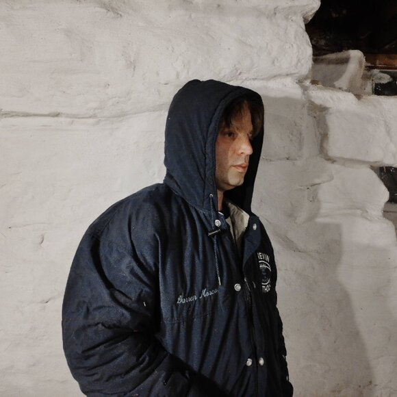 Vintage 1990 Canevin Catholic AA state championship WPIALfootball hooded coat. - Picture 6 of 7